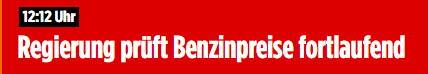Fortlaufende Regierung