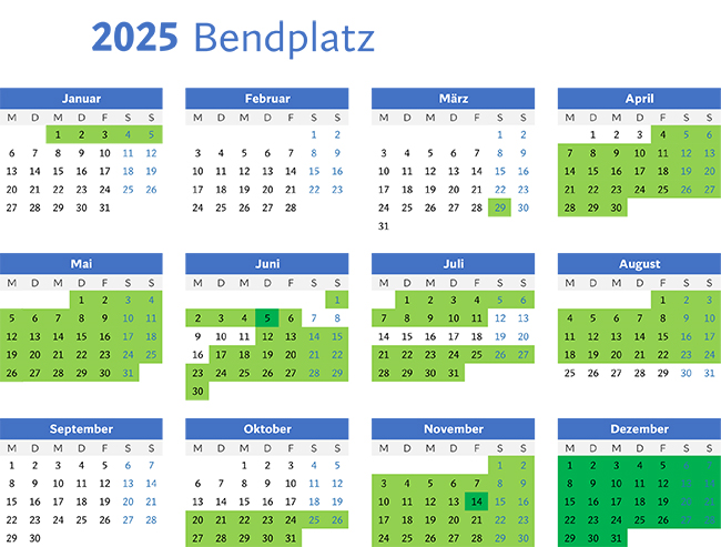 Bendplatz 2025