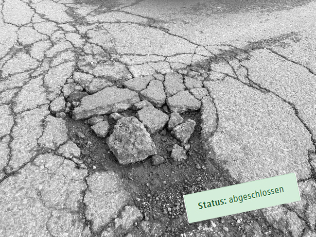 Ulrich Simons - Morillenhang Straßenschäden