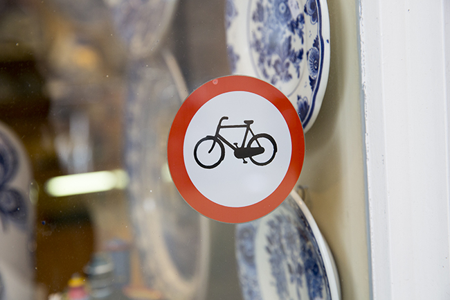 Fietsverbod - Delft